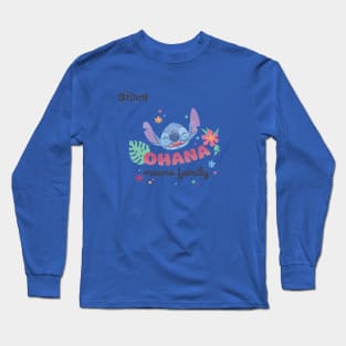 Stitch Ohana Means Family Long Sleeve T-Shirt